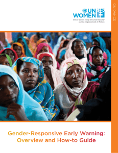 Gender-Responsive Early Warning: Overview and