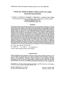 parallel finite element simulation of large ram