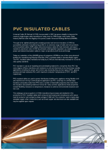 pvc insulated cables