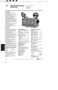 LIGHT-PAK N2LPS Emergency Lighting System