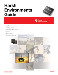 Harsh Environment Product Portfolio