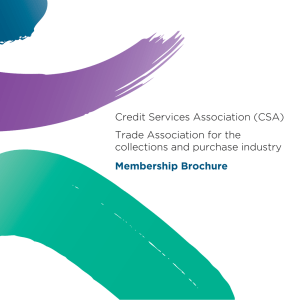 Credit Services Association (CSA) Trade Association for the