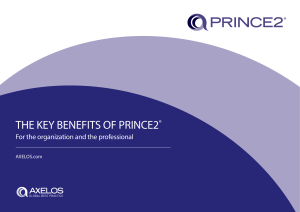 the key benefits of prince2