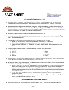 fact sheet - Minnesota Turkey
