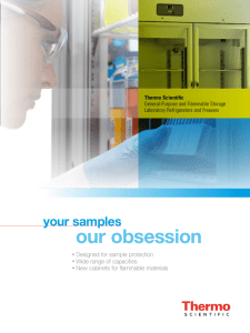 ES series FMS lab refrigerators, freezers and combination