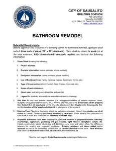 bathroom remodel - City of Sausalito