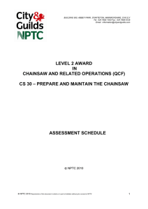 CS30 Maintenance Assessment Schedule 0412