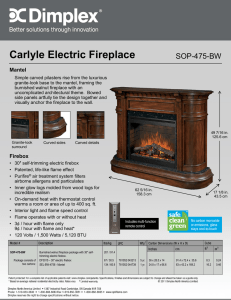 Carlyle Electric Fireplace