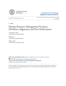 Human Resource Management Practices, Workforce Alignment, and