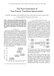 The Next Generation of Fast Fourier Transform Spectrometer