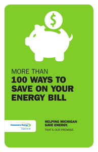 100 ways to save on your energy bill