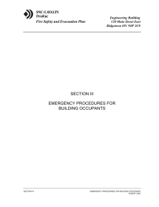 SECTIONIII-EmergencyProceduresBuildingOccupants