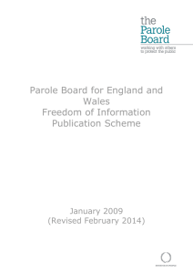 Publication Scheme - Ministry of Justice