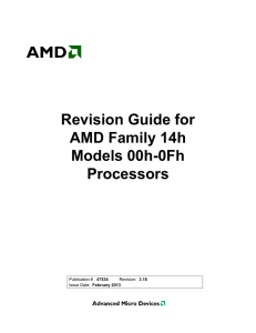 Revision Guide for AMD Family 14h Models 00h-0Fh