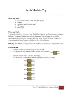 Instruction to make Jacob`s Ladder Toy