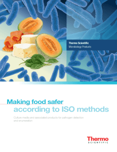 according to ISO methods - Thermo Fisher Scientific