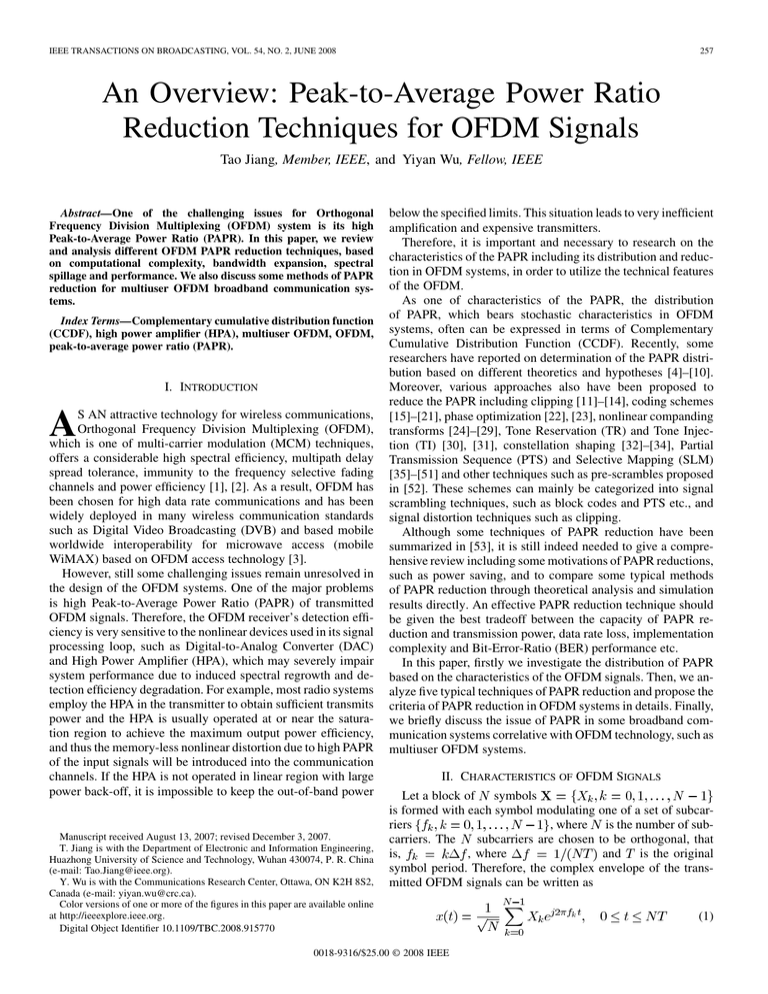 an-overview-peak-to-average-power-ratio-reduction-techniques