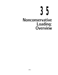 Nonconservative Loading: Overview