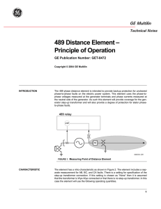 489 Distance Element