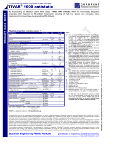 TIVAR 1000 antistatic (Product Data Sheet)