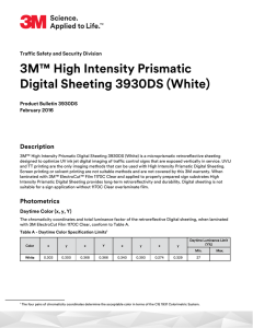 3M™ High Intensity Prismatic Digital Sheeting 3930DS (White)