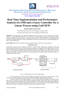 Real Time Implementation and Performance Analysis of