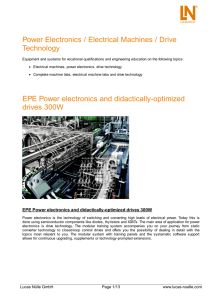 EPE 40-3 Self-commutated converter circuits 300W
