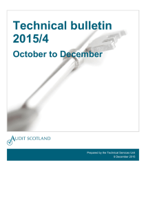 Technical bulletin 2015/4 October to December 2015