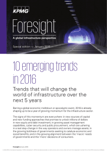 Trends that will change the world of infrastructure over the next 5 years