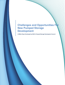 Challenges and Opportunities For New Pumped Storage Development