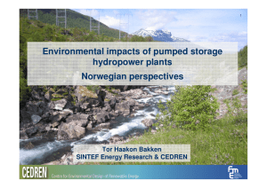 Environmental impacts of pumped storage hydropower plants