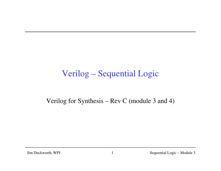 inferring sequential logic verilog