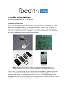 Lesson Plan for Squishy Circuits