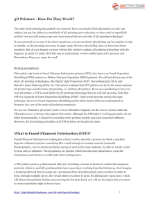 What is Fused Filament Fabrication (FFF)?