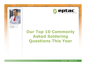Our Top 10 Commonly Asked Soldering Questions This Year