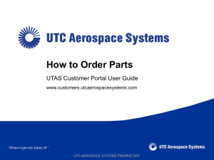 How to Order Parts - UTC Aerospace Systems
