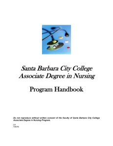 Mitchell ADN HANDBOOK - Santa Barbara City College