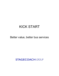 kick start - Stagecoach Group