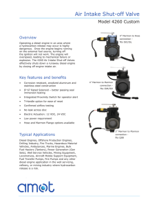 Air Intake Shut-off Valve