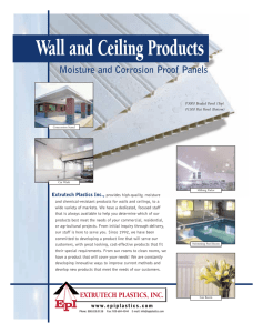 Wall and Ceiling Products - Extrutech Plastics, Inc.