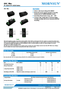 FC-LX1D - MORNSUN POWER