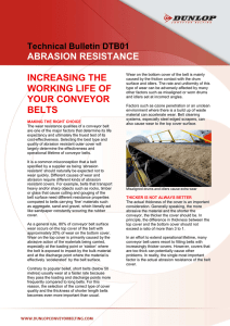 Technical bulletin DTB01 Abrasion resistance