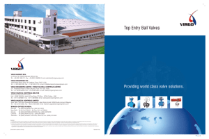 Virgo Top Entry Ball Valves Brochure