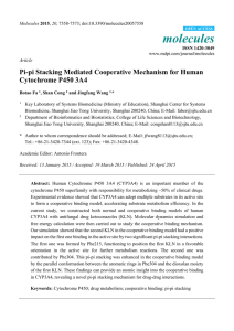 Pi-pi Stacking Mediated Cooperative Mechanism for Human