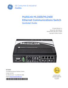 Multilink Quickstart Guide.book