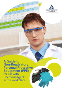 A Guide to Non-Respiratory Personal Protective Equipment (PPE)