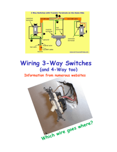 Wiring 3-Way Switches