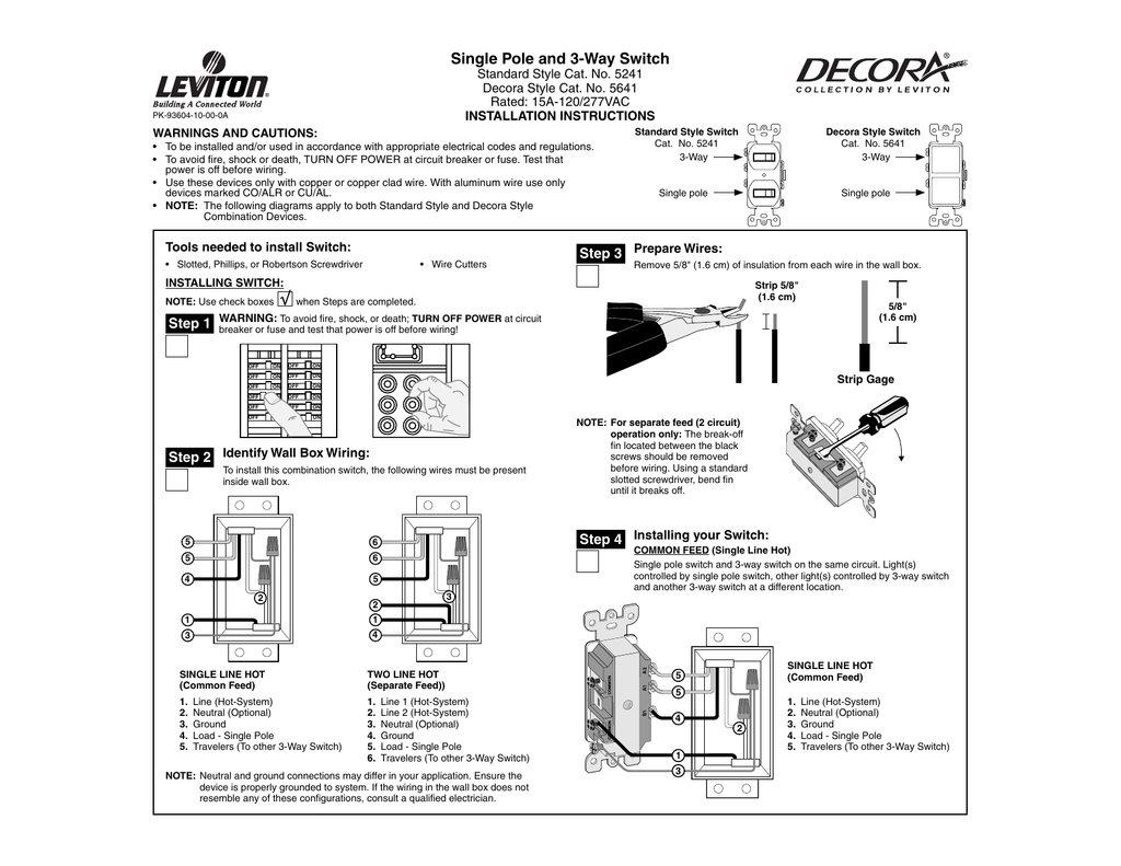 Wiring Diagram Leviton 3 Way Switch Are - Wiring Diagram Schemas