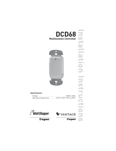 DCD68 Installation