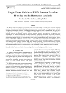 Single-Phase Multilevel PWM Inverter Based on H